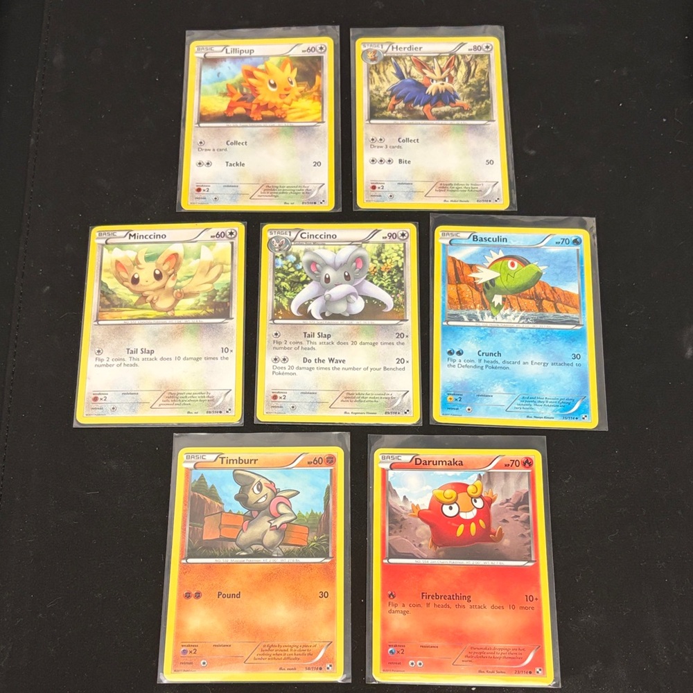 Pokemon Black and White Common Lot 1